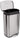 Amazon Basics LARGE Trash Can, 13.2 Gallon (50L), Smudge Resistant Rectangular Bin with Soft-Close Lid, Step Foot Pedal, Removable Inner Bucket, Brushed Stainless Steel, Satin Nickel Finish